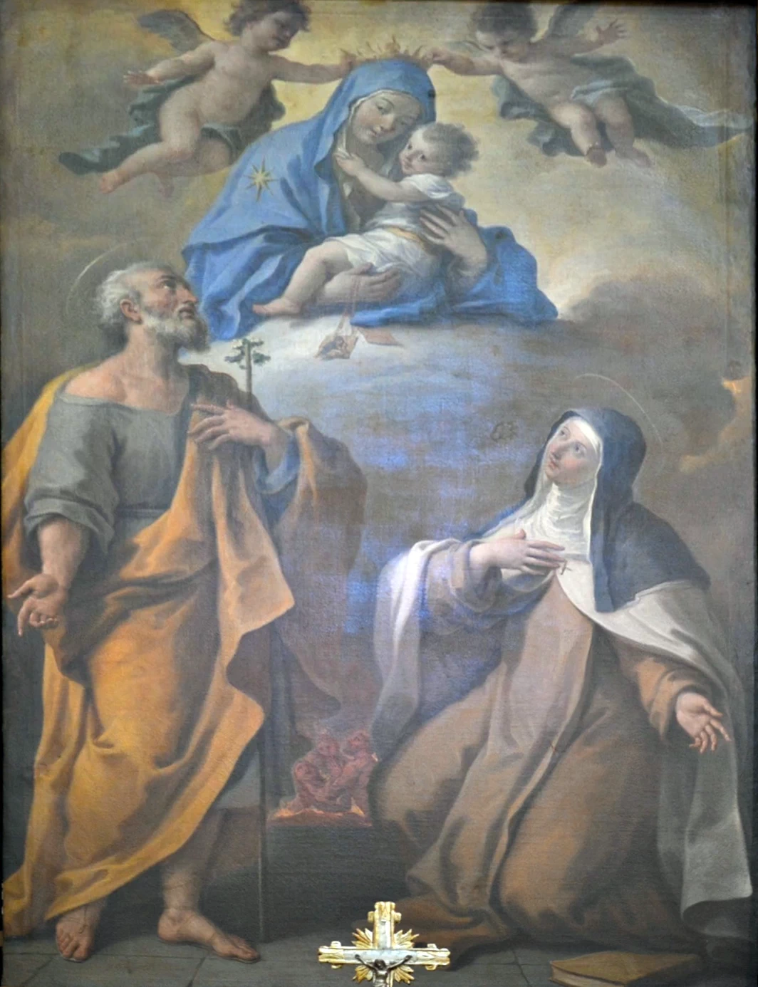 Madonna del Carmine e santi Giuseppe e Teresa - Chiesa di San Michele (Anacapri)